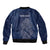 Scotland Rugby Personalized Bomber Jacket Thistle Royal Style