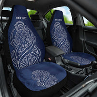 Scotland Rugby Personalized Car Seat Cover Thistle Royal Style
