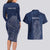 Scotland Rugby Personalized Couples Matching Long Sleeve Bodycon Dress and Hawaiian Shirt Thistle Royal Style