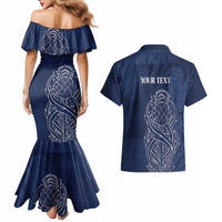 Scotland Rugby Personalized Couples Matching Mermaid Dress and Hawaiian Shirt Thistle Royal Style