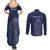 Scotland Rugby Personalized Couples Matching Summer Maxi Dress and Long Sleeve Button Shirt Thistle Royal Style