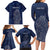 Scotland Rugby Personalized Family Matching Long Sleeve Bodycon Dress and Hawaiian Shirt Thistle Royal Style