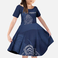 Scotland Rugby Personalized Family Matching Mermaid Dress and Hawaiian Shirt Thistle Royal Style