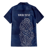 Scotland Rugby Personalized Family Matching Mermaid Dress and Hawaiian Shirt Thistle Royal Style