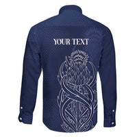 Scotland Rugby Personalized Family Matching Mermaid Dress and Hawaiian Shirt Thistle Royal Style