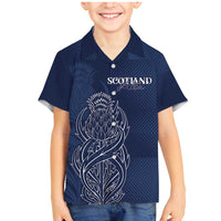 Scotland Rugby Personalized Family Matching Mermaid Dress and Hawaiian Shirt Thistle Royal Style