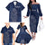 Scotland Rugby Personalized Family Matching Off The Shoulder Long Sleeve Dress and Hawaiian Shirt Thistle Royal Style