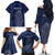 Scotland Rugby Personalized Family Matching Off The Shoulder Long Sleeve Dress and Hawaiian Shirt Thistle Royal Style