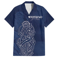 Scotland Rugby Personalized Family Matching Off Shoulder Maxi Dress and Hawaiian Shirt Thistle Royal Style