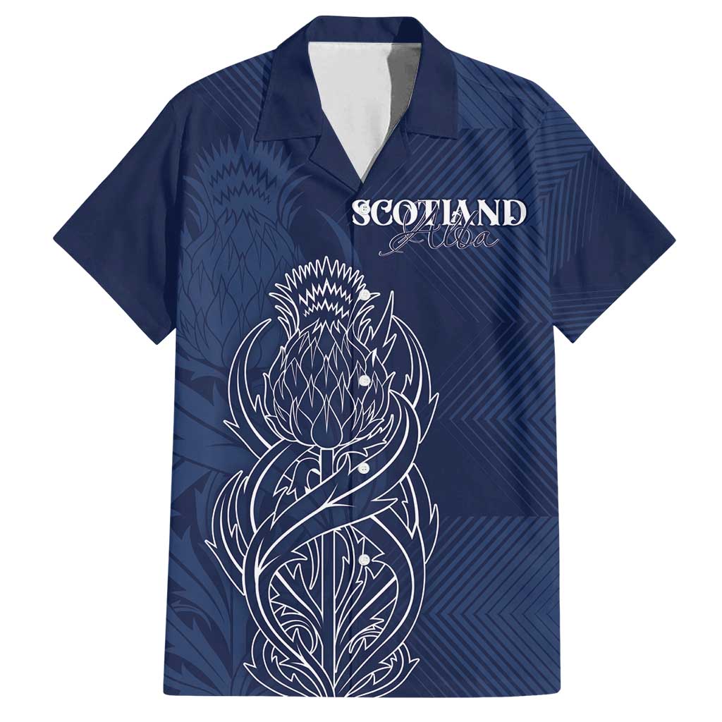 Scotland Rugby Personalized Family Matching Puletasi and Hawaiian Shirt Thistle Royal Style