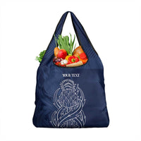 Scotland Rugby Personalized Grocery Bag Thistle Royal Style