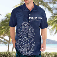 Scotland Rugby Personalized Hawaiian Shirt Thistle Royal Style