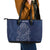 Scotland Rugby Personalized Leather Tote Bag Thistle Royal Style