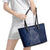 Scotland Rugby Personalized Leather Tote Bag Thistle Royal Style