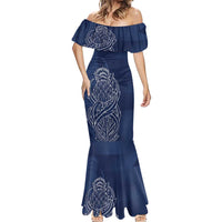 Scotland Rugby Personalized Mermaid Dress Thistle Royal Style