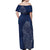 Scotland Rugby Personalized Off Shoulder Maxi Dress Thistle Royal Style