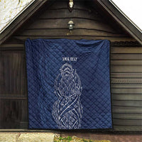 Scotland Rugby Personalized Quilt Thistle Royal Style