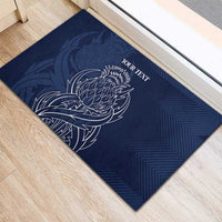 Scotland Rugby Personalized Rubber Doormat Thistle Royal Style
