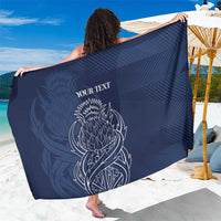 Scotland Rugby Personalized Sarong Thistle Royal Style
