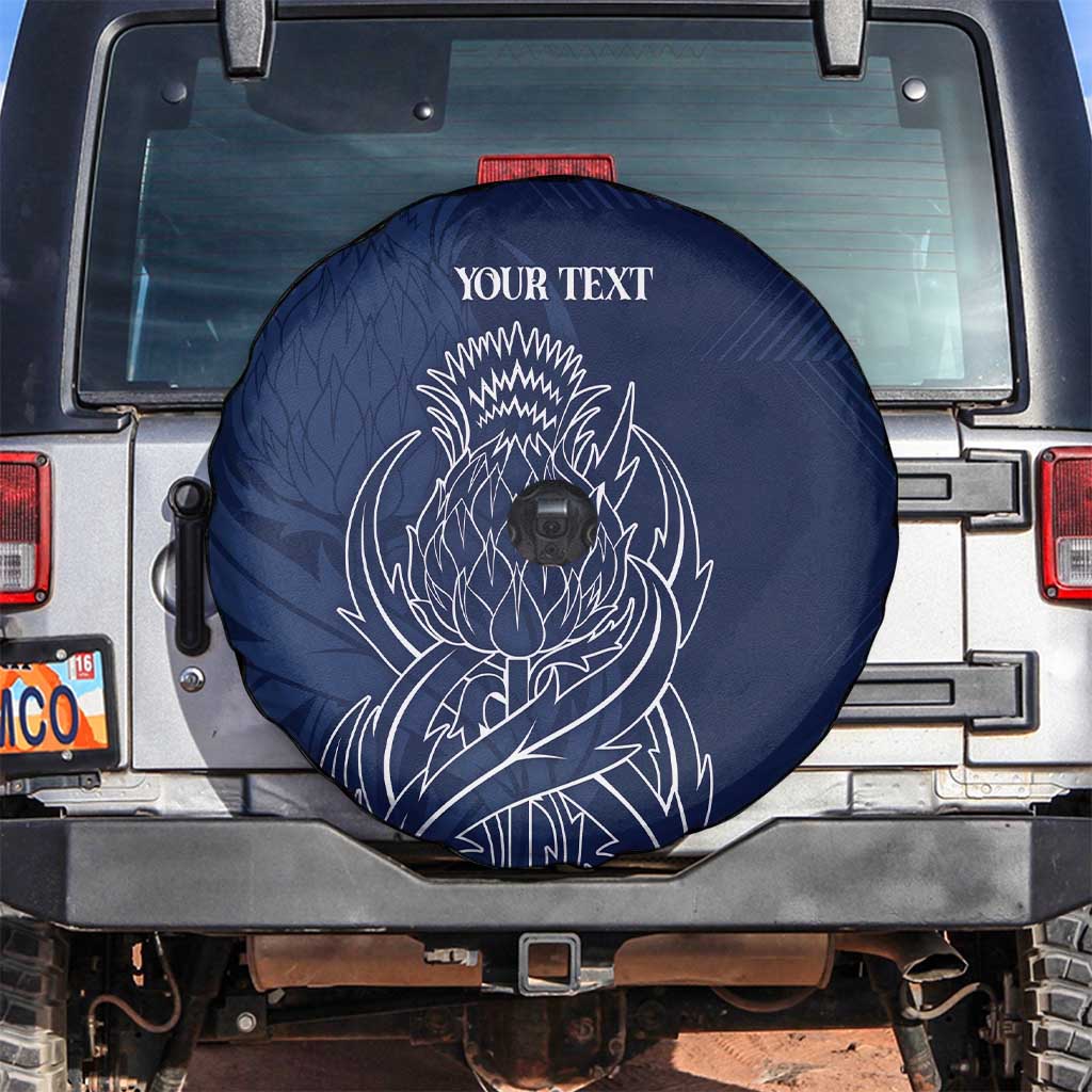 Scotland Rugby Personalized Spare Tire Cover Thistle Royal Style