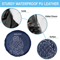 Scotland Rugby Personalized Spare Tire Cover Thistle Royal Style