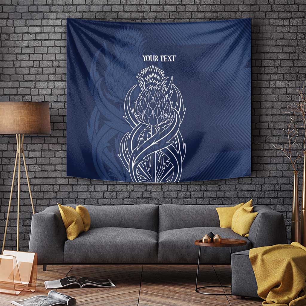 Scotland Rugby Personalized Tapestry Thistle Royal Style