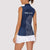 Scotland Rugby Personalized Women Sleeveless Polo Shirt Thistle Royal Style