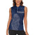 Scotland Rugby Personalized Women Sleeveless Polo Shirt Thistle Royal Style