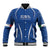 Italy Rugby Personalized Baseball Jacket Azzurro Savoia - Renaissance Inspired