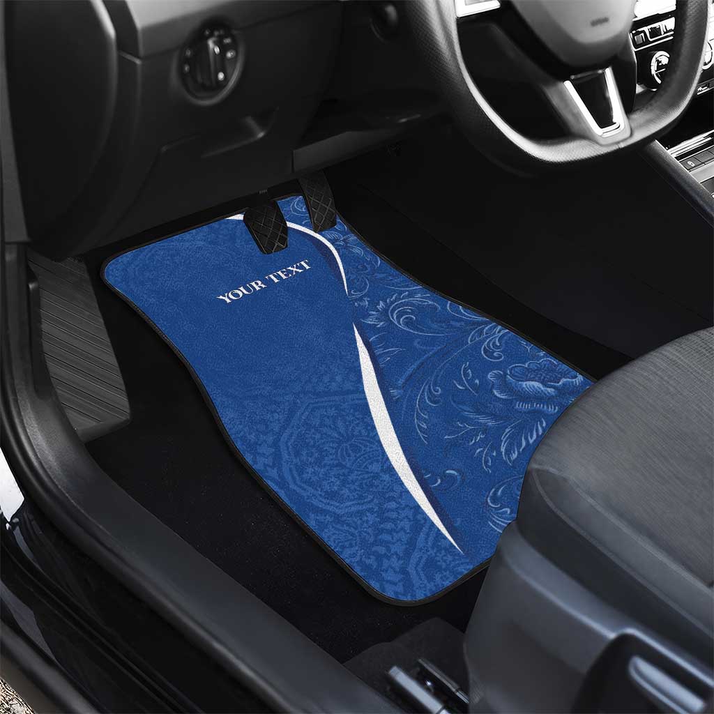 Italy Rugby Personalized Car Mats Azzurro Savoia - Renaissance Inspired