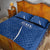 Italy Rugby Personalized Quilt Bed Set Azzurro Savoia - Renaissance Inspired