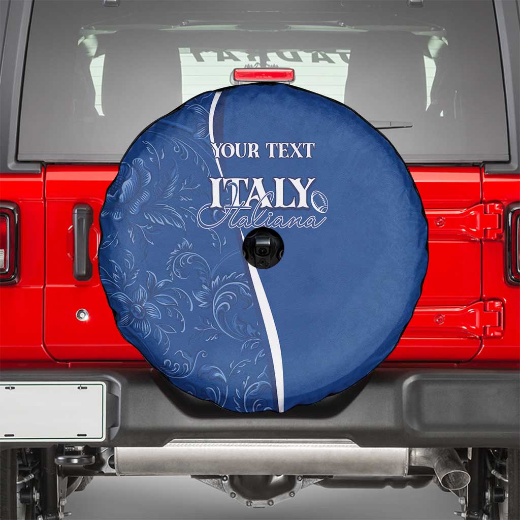 Italy Rugby Personalized Spare Tire Cover Azzurro Savoia - Renaissance Inspired