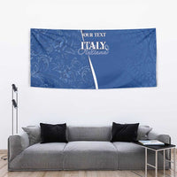 Italy Rugby Personalized Tapestry Azzurro Savoia - Renaissance Inspired