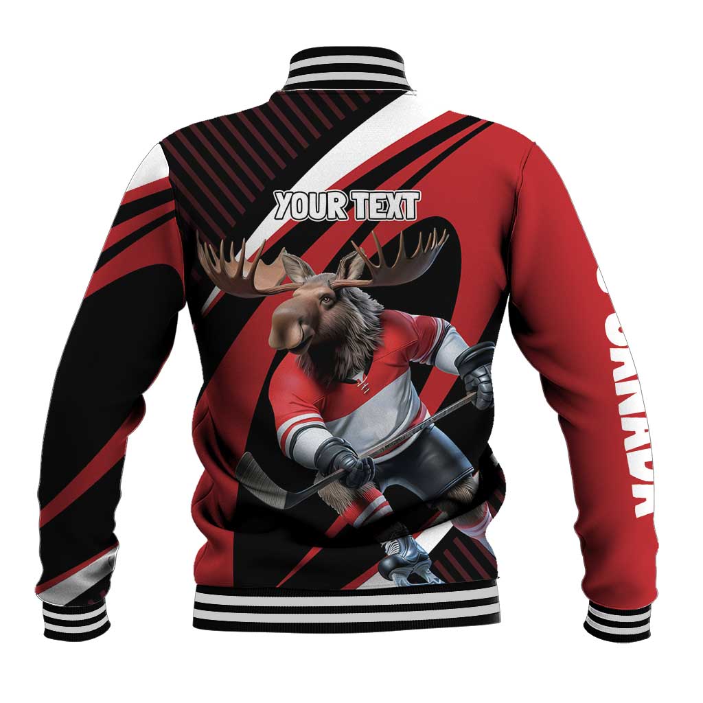 Canada Hockey Personalized Baseball Jacket Go Canada Go