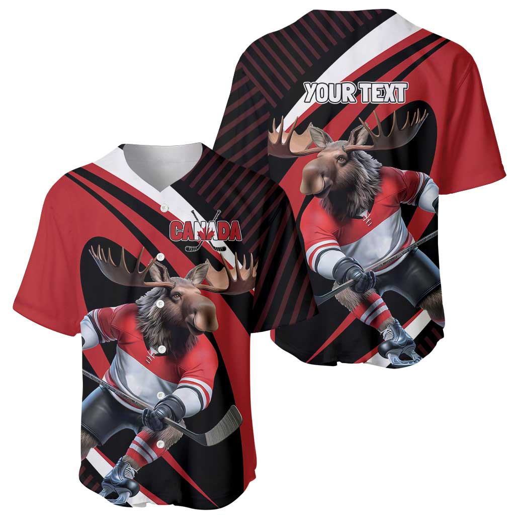 Canada Hockey Personalized Baseball Jersey Go Canada Go