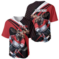 Canada Hockey Personalized Baseball Jersey Go Canada Go