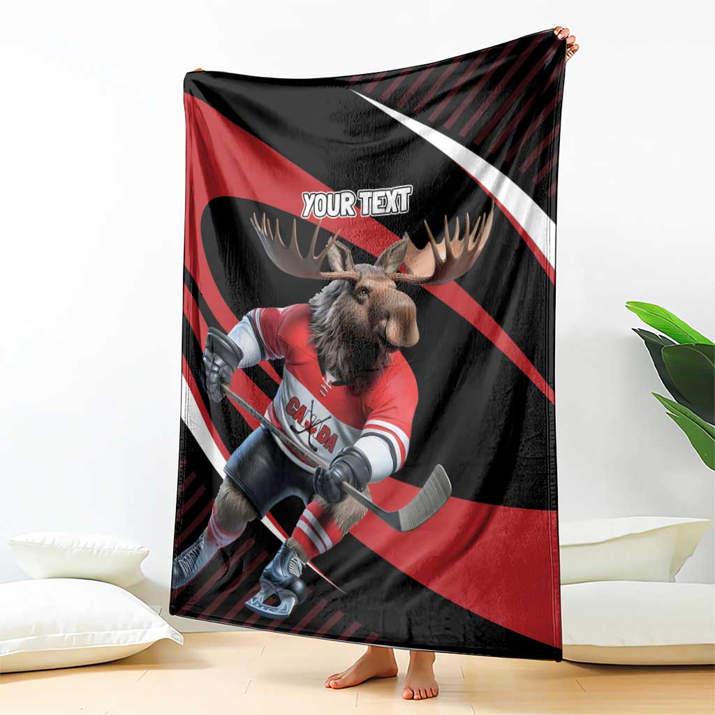 Canada Hockey Personalized Blanket Go Canada Go