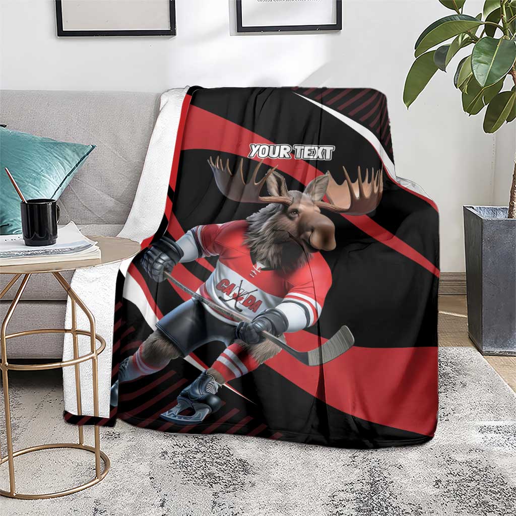 Canada Hockey Personalized Blanket Go Canada Go