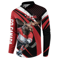 Canada Hockey Personalized Button Sweatshirt Go Canada Go