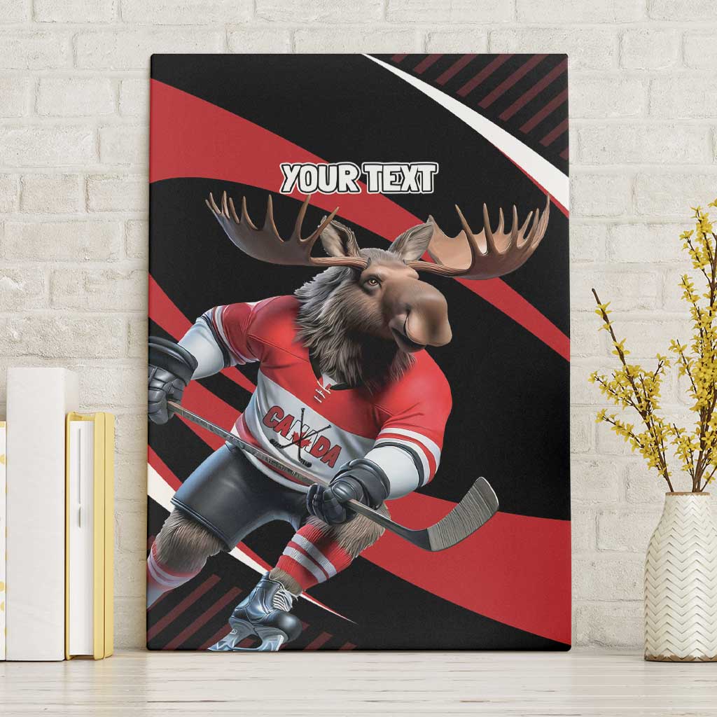 Canada Hockey Personalized Canvas Wall Art Go Canada Go