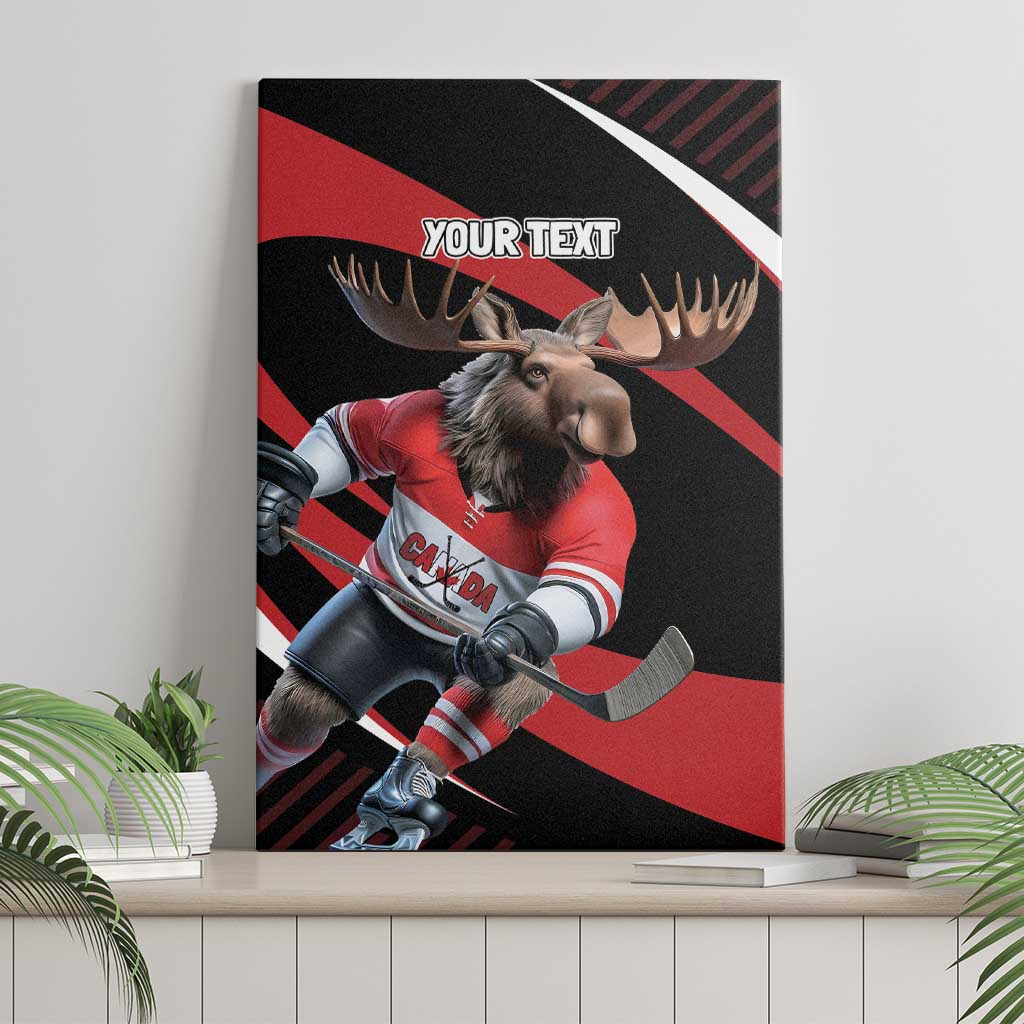 Canada Hockey Personalized Canvas Wall Art Go Canada Go