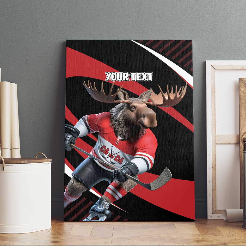 Canada Hockey Personalized Canvas Wall Art Go Canada Go