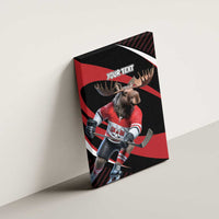 Canada Hockey Personalized Canvas Wall Art Go Canada Go