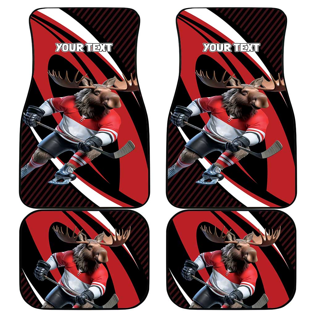 Canada Hockey Personalized Car Mats Go Canada Go