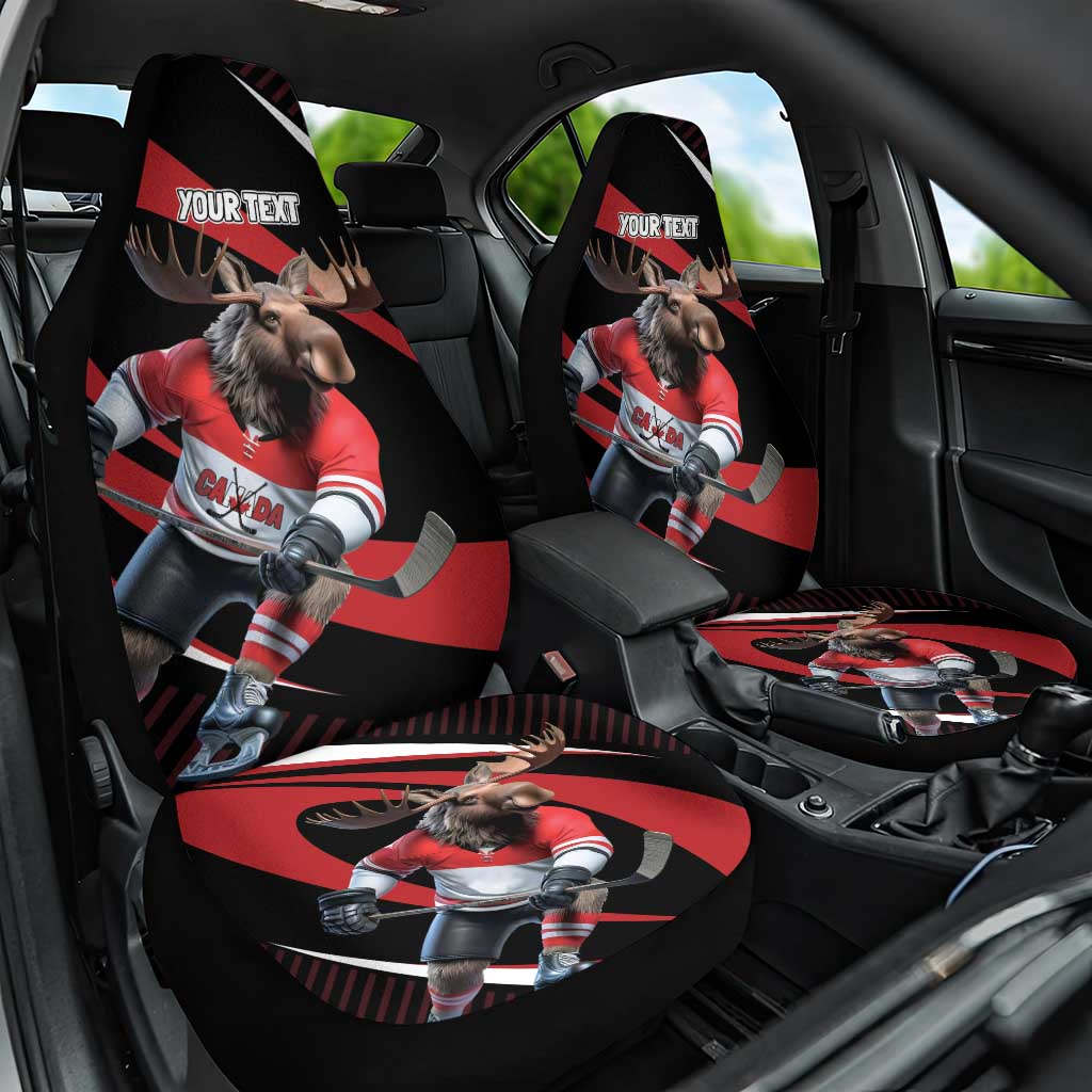 Canada Hockey Personalized Car Seat Cover Go Canada Go