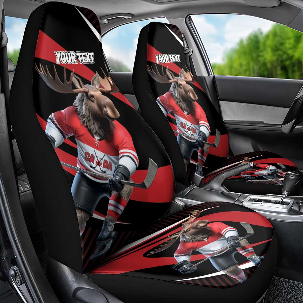Canada Hockey Personalized Car Seat Cover Go Canada Go
