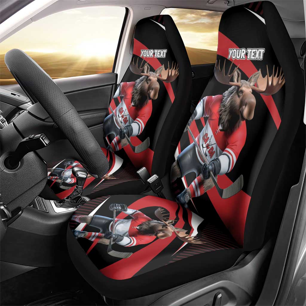 Canada Hockey Personalized Car Seat Cover Go Canada Go