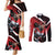 Canada Hockey Personalized Couples Matching Mermaid Dress and Long Sleeve Button Shirt Go Canada Go
