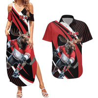 Canada Hockey Personalized Couples Matching Summer Maxi Dress and Hawaiian Shirt Go Canada Go