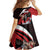Canada Hockey Personalized Family Matching Off Shoulder Short Dress and Hawaiian Shirt Go Canada Go